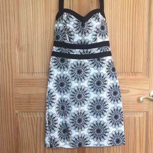Arden B black white summer dress size 2